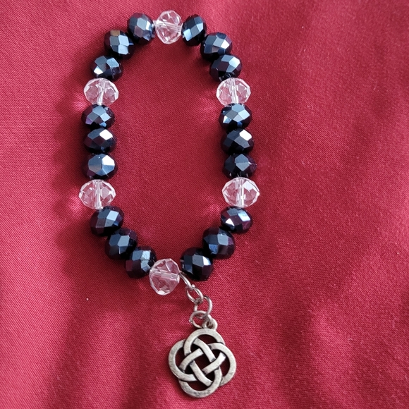 Lofttan black bread elastic bracelet - Picture 1 of 4